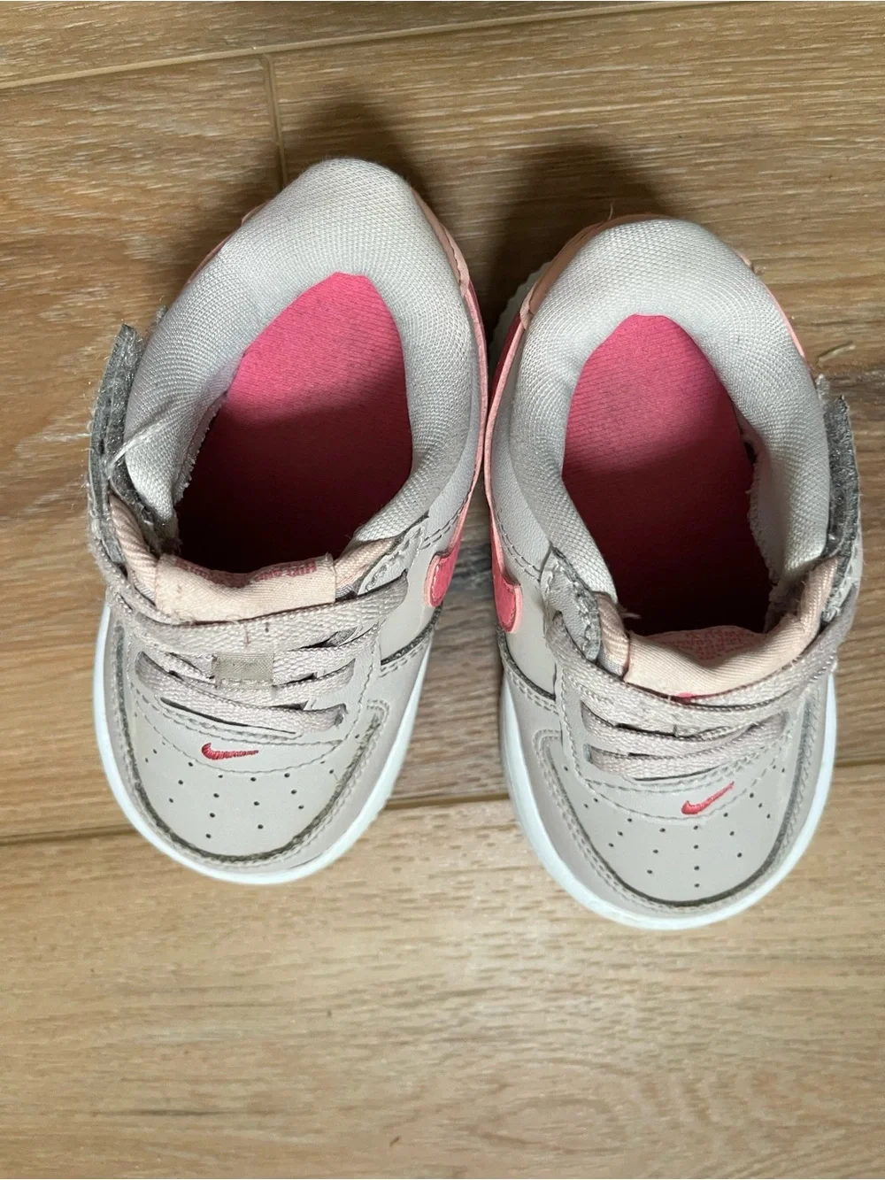 Nike air force 1 low mauve pink swoosh sneakers shoes 6C